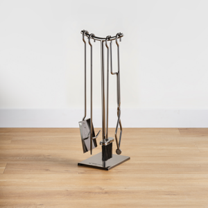 Gunmetal Firetool Set